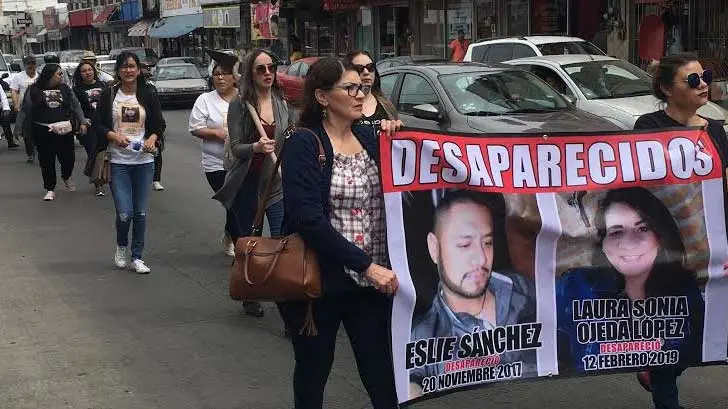 Marchan en Nogales familias de desaparecidos