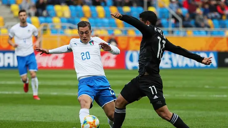 México pierde en su debut 2-1 ante Italia en Mundial Sub-20