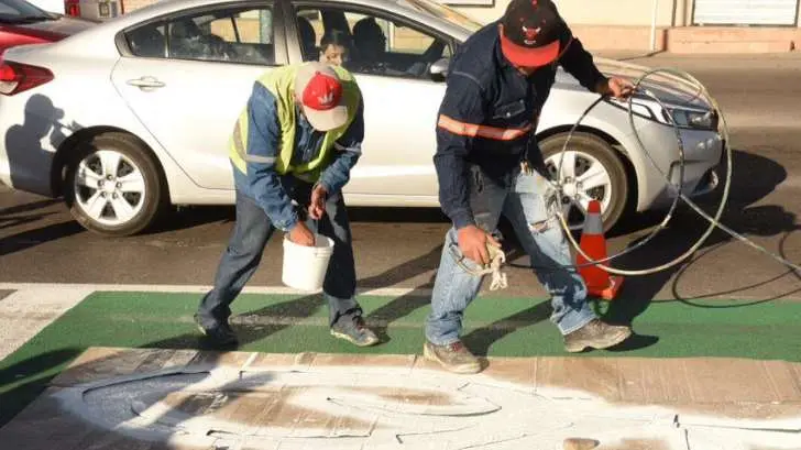 AUDIO | Pintan 60 ‘cajas-bicis’ en HMO; buscan reducir los accidentes con ciclistas
