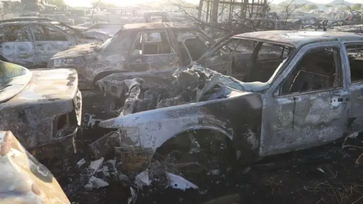 Próxima semana, resultados del peritaje del incendio del corralón de Las Minitas