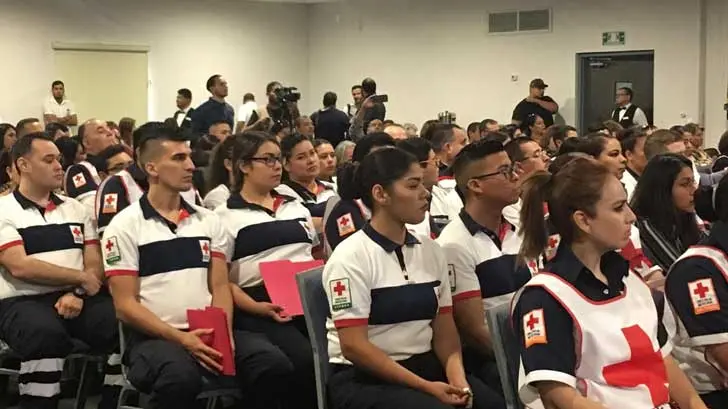 AUDIO | Reconocen a socorristas de la Cruz Roja por su labor humanitaria