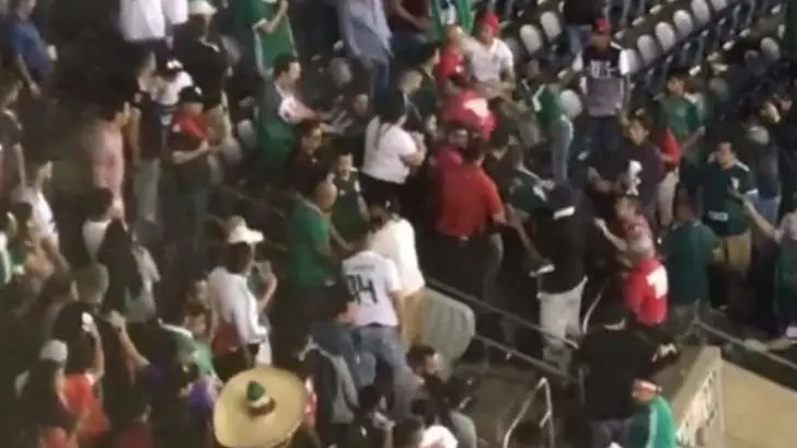 Violencia en la final de la Copa Oro