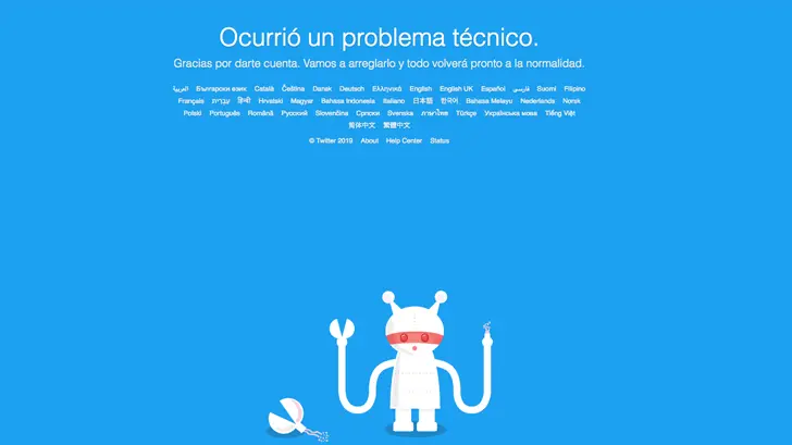 Ahora falla Twitter... usuarios reportan fallas
