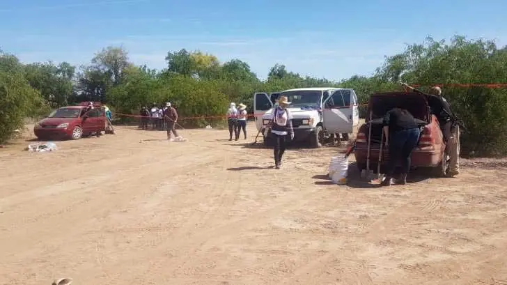 Encuentran Guerreras Buscadoras más restos humanos en Bácum