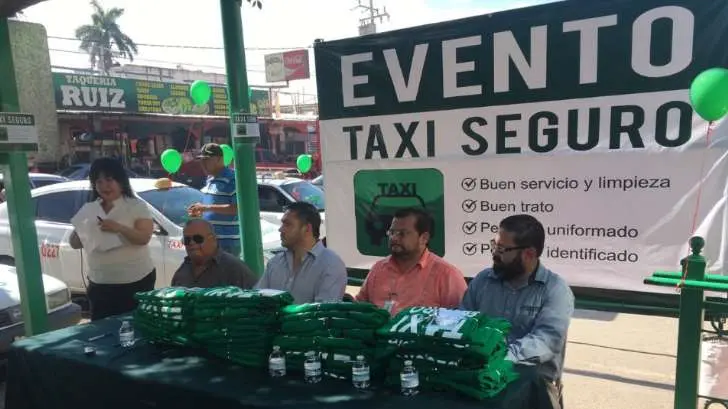 Lanzan el programa ‘Taxi Seguro’ en la Central Camionera de Ciudad Obregón