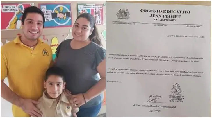 Pierde su diente de leche en escuela y director gira oficio al ratón de los dientes
