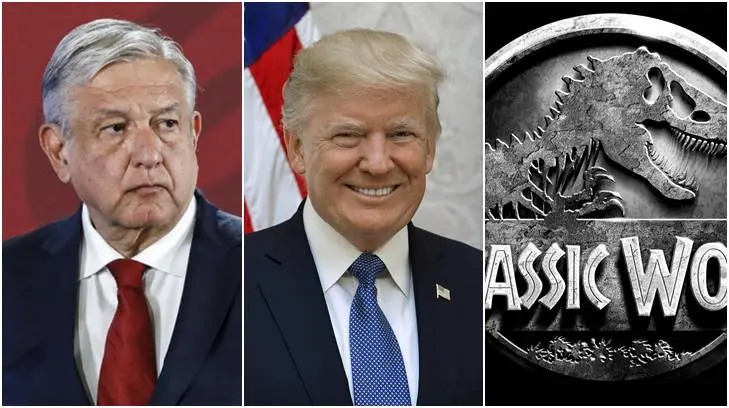 Obrador agradece comentarios de Trump y regresan los dinosaurios