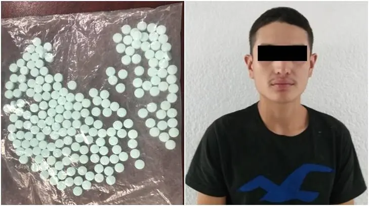 Aseguran 200 pastillas de fentanil y detienen a un hombre cerca de Rayón