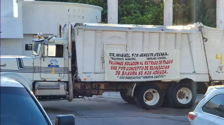Empalme se queda sin servicio de recolección de basura