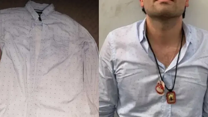 Venden camisas y escapularios similares a los que usa hijo de Chapo Guzmán