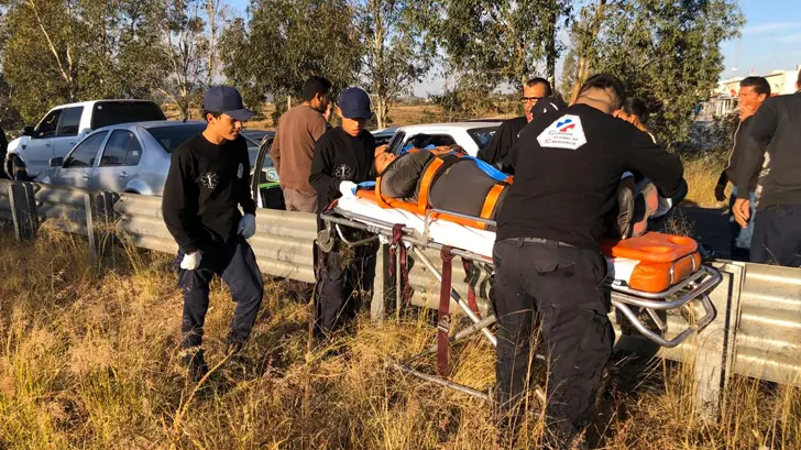 Carambola en Nogales deja dos personas lesionadas