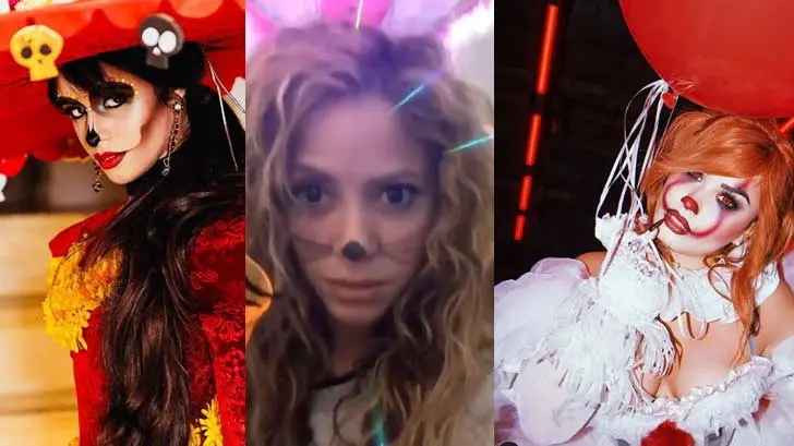 Famosos aterrorizan a Instagram con sus disfraces de Halloween