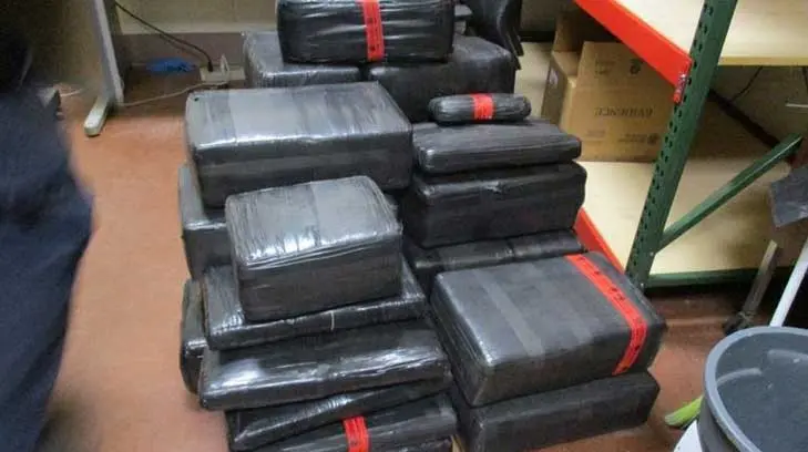 Sonorense intentó cruzar a Estados Unidos con millonario cargamento de cocaína