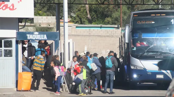 Atestan centrales de camiones
