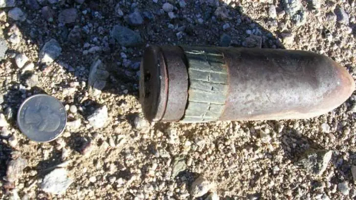 Hallan ojiva en inmediaciones de la estación Nogales de la Patrulla Fronteriza