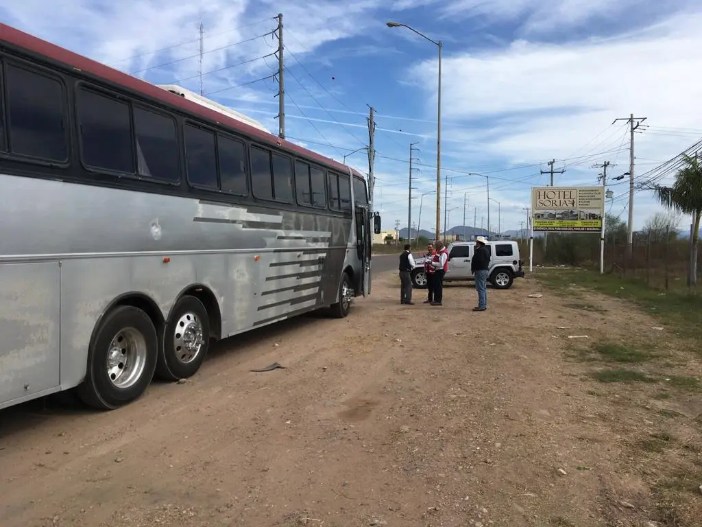 Realizan operativo en camiones con destino a Álamos