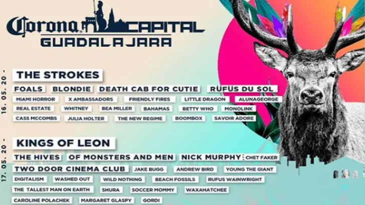 The Strokes y Kings of Leon encabezan el Corona Capital Guadalajara