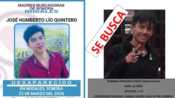 Buscan a dos jóvenes; uno es menor de edad