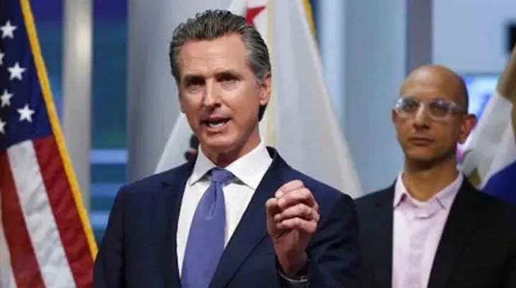 VIDEO | Gobernador de California anuncia toque de queda