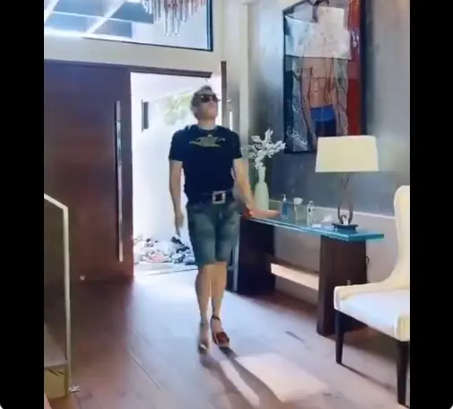 Julio César Chávez Jr baila en tacones; su papá lo defiende