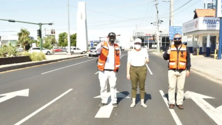 Célida López entrega obras de recarpeteo en calles de HMO
