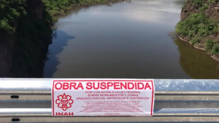 Suspende INAH Presa Pilares, la que viene a inaugurar AMLO