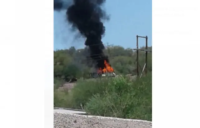 VIDEO - Sicarios causan terror en San Pedro de la Cueva: disparan e incendian vivienda