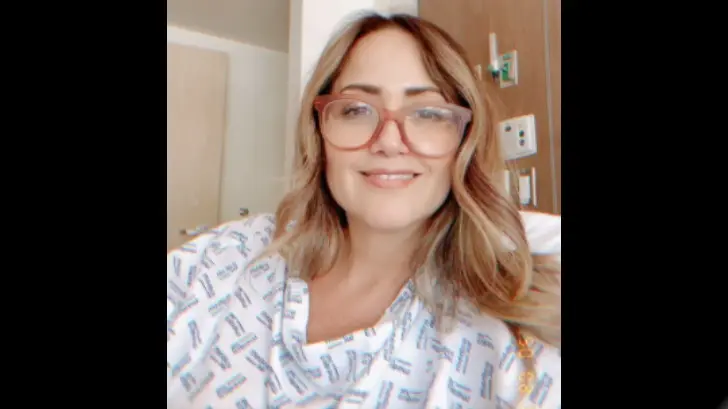 Andrea Legarreta ya está en casa y mejorando del Covid-19
