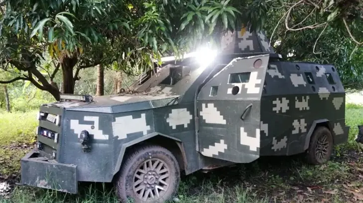 Aseguran camionetas blindadas del Cártel Jalisco