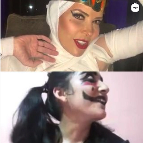 Gloria Trevi confundió a los fans por su disfraz de Halloween.