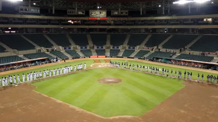 VIDEO | ¡Playball! Naranjeros reciben a los Cañeros sin público en el Estadio Sonora