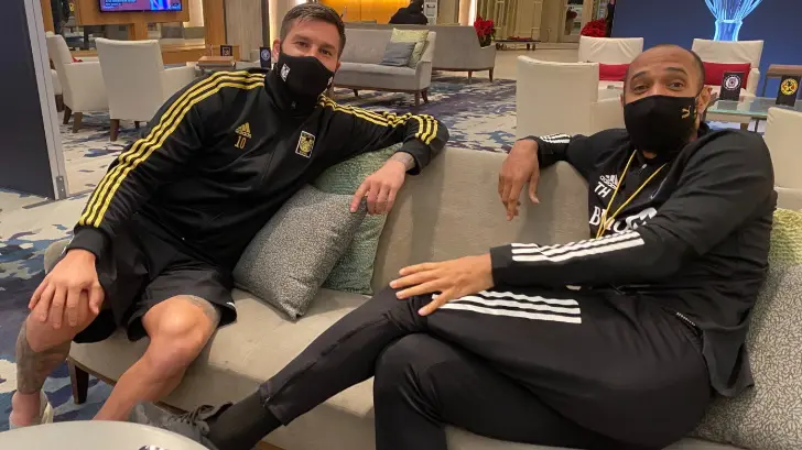 Gignac se reúne con Henry en la concentración de la ‘Concachampions’