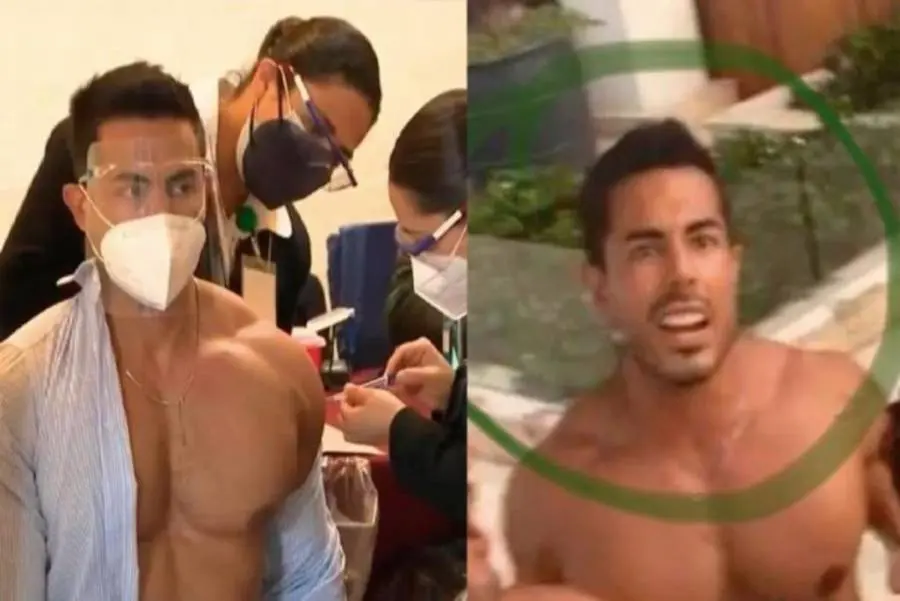 #LadyVacuna: Médico que se vacunó sin camisa se va de fiesta a la playa