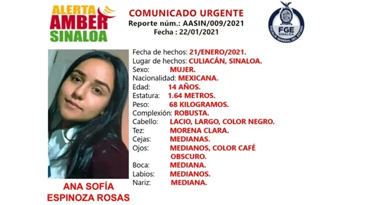 Salió a visitar a una amiga, pero ya no regresó; buscan a la menor Ana Sofía
