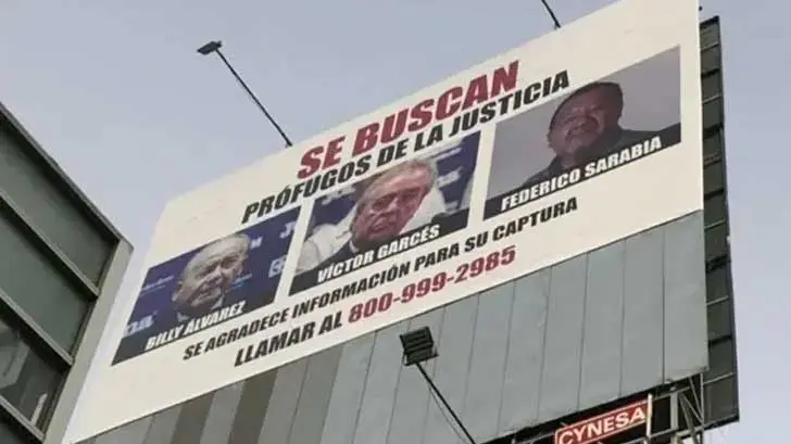 Solicitan información para dar con Billy Álvarez en espectacular