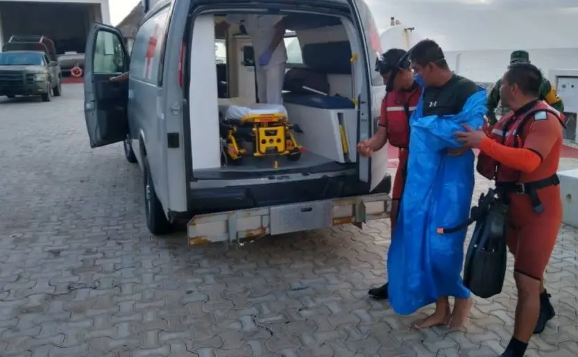 Salió a bucear y desapareció; lo rescata la Marina en Cozumel