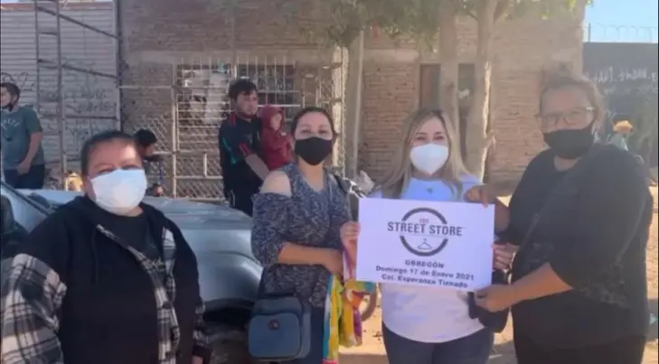 The Street Store ayudó a más de 500 personas vulnerables en Obregón