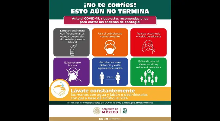IMSS nos recuerda que todavía no acaba la pandemia