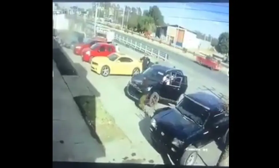 VIDEO- Comando armado levanta a dos agentes de la Guardia Nacional en Zacatecas