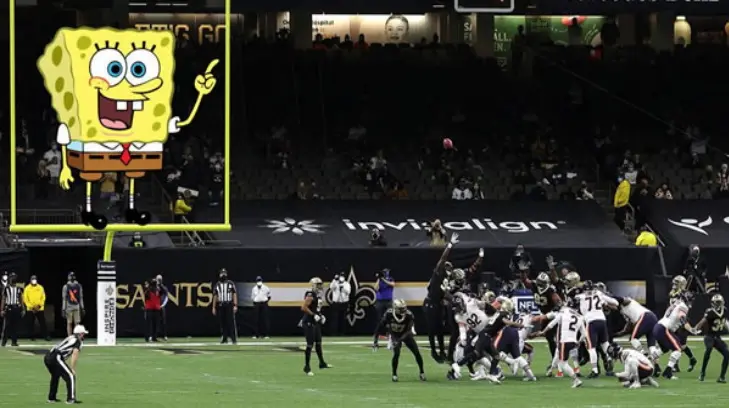 Nickelodeon y Bob Esponja se roban el show con transmisión de NFL
