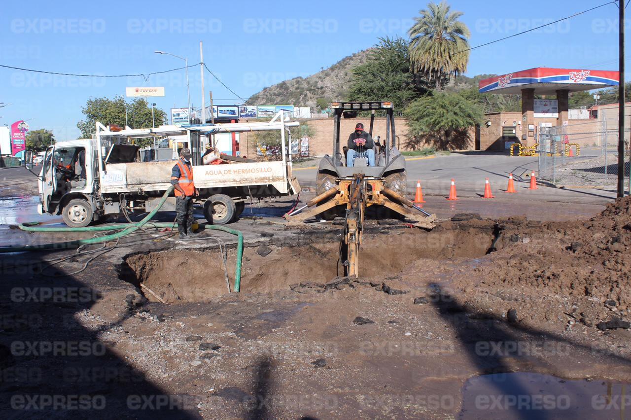 Agua de Hermosillo anuncia reparaciones en el suministro de agua potable
