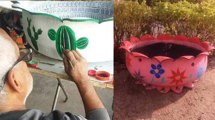 Don Rafael Pacheco usó su creatividad para llevar sustento a su hogar