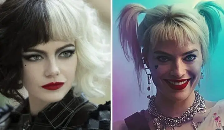 Comparan a Emma Stone con Harley Quinn por el tráiler de Cruella
