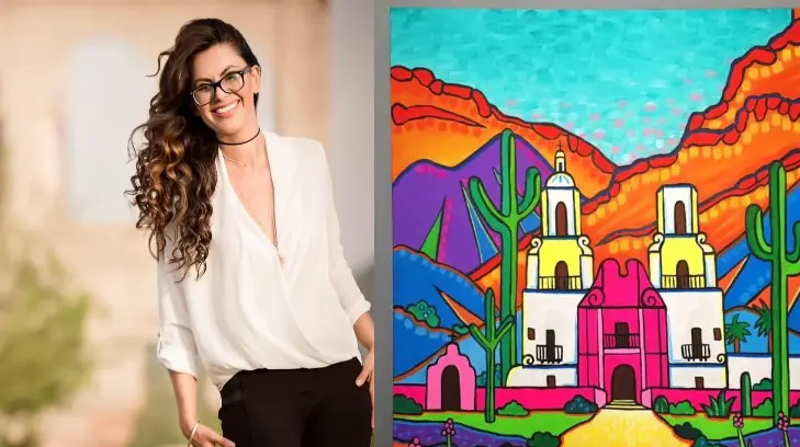 Yanin encontró en la pandemia la oportunidad de trabajar en su arte