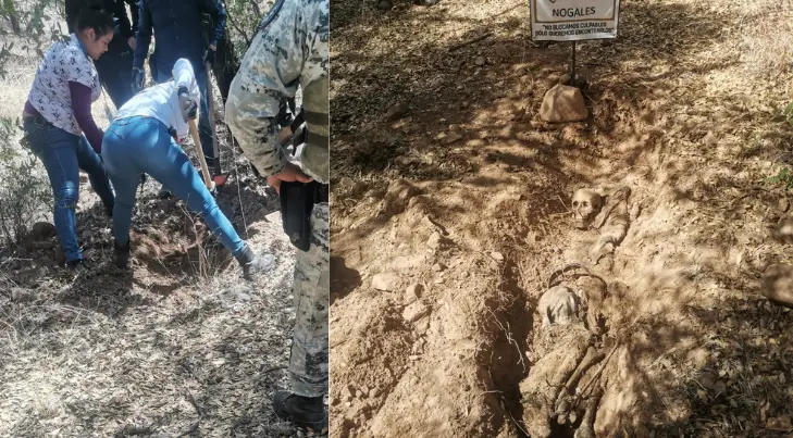 Encuentran restos óseos de una persona en Nogales