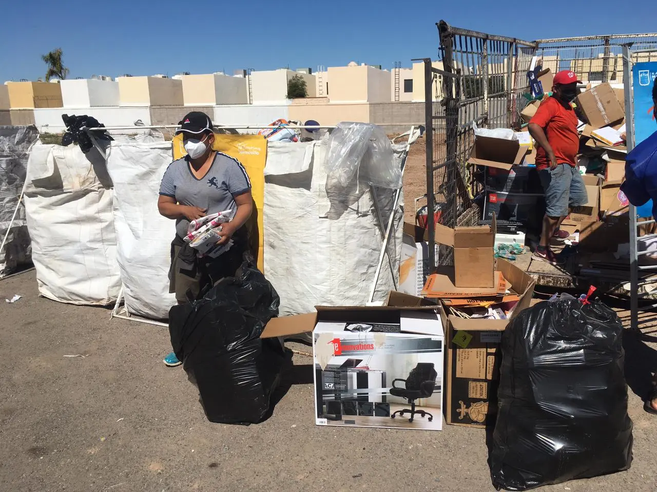 Así se vivió la jornada de hoy en los reciclacentros de Hermosillo