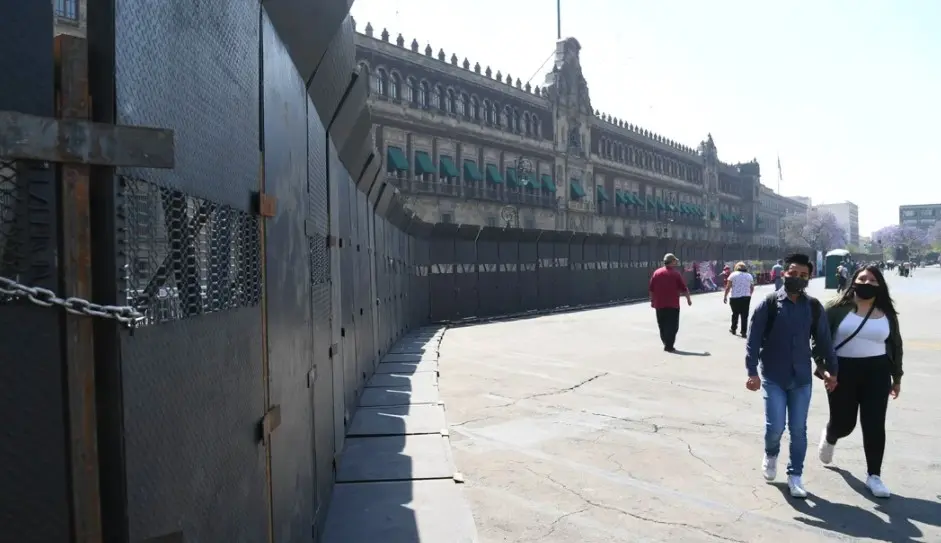 Cerco en Palacio Nacional es un muro de paz