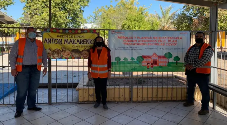 Ya están limpias más de la mitad de las escuelas que serán módulos de vacunación