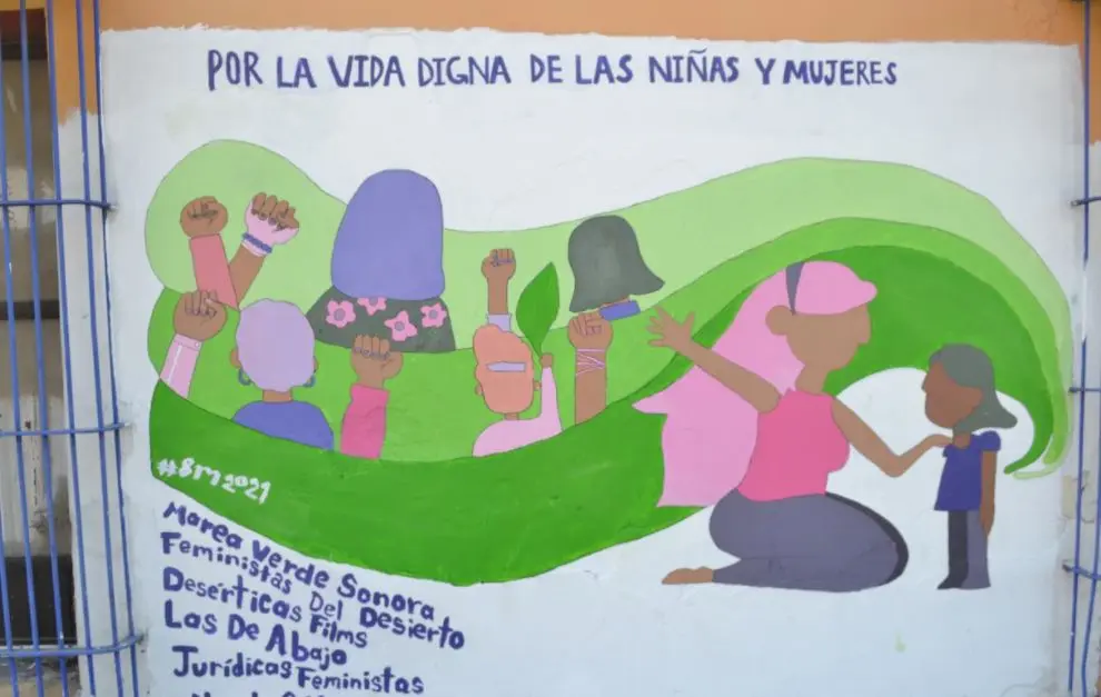 Por la vida digna de las mujeres, el dibujo que busca hacer conciencia sobre el 8M