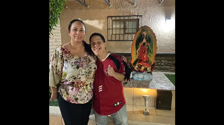 “Queremos que volteen a verlos; Mirna pide vacunación para personas con Síndrome de Down